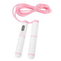 Skipping Rope Electronic Counting Jumping Rope Sports Exercise Fitness Equipment White Pink white