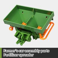 Non-Toxic Rc Farm Car Tractors Trailer 2.4G Radio Controlled Cars Farming Simulator Truck Miniature Farmer Animal Model Toys Children black