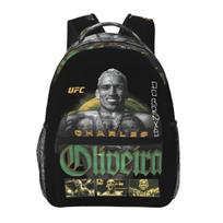 Charles Oliveira Do Bronx Kuprinės Berniukams Mergaitėms Mokyklinės Kuprinės Vaikams Animacinės Vaikų Kuprinės Peties Krepšys Didelės Talpos One Size gray