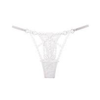 Women's Sexy Sheer See-Through Thong Underwear for Everyday Wear One Size balta
