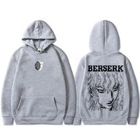 Anime Berserk Griffith Hoodie Retro Manga Skull Knight Gatsu Zodd Guts Sweatshirt Men Fashion Oversized Hoodies 2XL