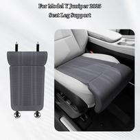 Seat Leg Support Extension For Tesla For Model Y Juniper 2025 Napa Leather Breathable Seat Cushion Memory Foam Seat Leg Cushion Artificial leather&Four Seasons