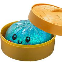 Hot! Push Bubble Colorful Dumpling Squishes Stress With Steamer Cute Anxiety Toy Soft Decompression Dough For Adults Prospector