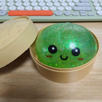 Glitter Dumpling Squishy With Box Soft Squeeze Stress Relief Sensory Collectible Toy For Fans