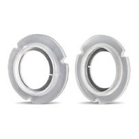Leak Relief Espresso Machine Seal Gasket 51mm, Silicone Brew Head Part with 2.72inch OD for Routine Service Use white