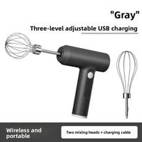 Electric Hand Mixer With Rechargeable Battery For Baking And Whipping Cream juoda