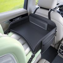 Child Car Dining Drawing Table Leather Universa Safety Seat Tray Backseat Children Table Tool Toys Phone Storage Pocket Lap Desk juoda