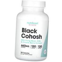 Cimifugos šaknies ekstraktas, Women Black Cohosh 660, Nutricost 120 kaps. (71647112) 120caps