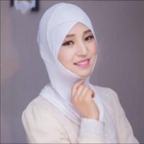 Muslim Stretch Turban Cap Full Cover Inner Hijab Caps Islamic Underscarf Bonnet Solid Modal Under Scarf Caps Turbante Mujer gray