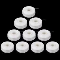 1-10 Ritinėlių Dantų Siūlas Burnos Higiena Dantų Valymas Dantų Siūlas Ritė Vaškuota Mėtinė Dantų Krapštukų Siūlas Dantų Siūlas 50m white
