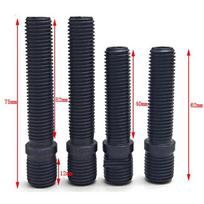 20PCS black color M12x1.5 M12x1.25 M14x1.5 M14x1.25 total length 75mm Extended Car Wheel Stud Conversion Tall Screw Kit M12x1.25-M12x1.5