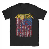 2026 Anthrax Among The Living TShirts Unisex Awesome Pure Cotton Tees Round Collar Short Sleeve T Shirts Adult Tops Ins Y2k L brown