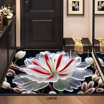 3D Stereoscopic Entrance Mat: Wear-Resistant, Easy-Clean, Non-Slip Diatom Mud Floor Mat for Home Entryways 40x60cm gray