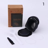 Daugkartinio naudojimo kapsulės adapteris Dolce Gusto kavos kapsulėms pildyti, kavos kapsulių konverteris, palaikantis kavos miltelių pildymą brown