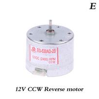 Įrašymo garsas Eg-530Ad-6B6F9B9F2B2F Mikro nuolatinės srovės 6V9V12V variklis su priekine ir atbuline eiga