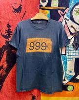Vintage 80s 999 English Punk New Wave Band  AS8502  Polydor Records Album Promo T Shirt / Post Punk / Vintage Punk T Shirt Size M S gray