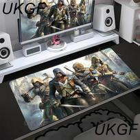 Kompiuterinių žaidimų pelės kilimėlis Assassins Creed pelės kilimėlis Biuro XXL stalo kilimėlis Kvėpuojantis audinys Neslystantis guminis stalo greičio stalo kilimėliai 30cmx60cm