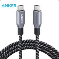 Anker Prime A88E2 USB C to USB C Cable 240W 3ft Fast Charging Upcycled Braided Nylon 100-Year Bend Durability