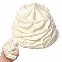 Hot Cream Swirl Mochi Squishy Toy Soft Tpr Squeeze Fidget Toy Realistic Whipped Cream Stress Relief Desktop Decor Gift