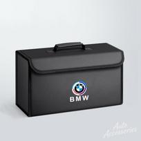 Automobilio bagažinės laikymo dėžė Anglies pluošto sulankstoma laikymo dėklas Priedas BMW X1 X2 X3 X5 X6 X7 F20 F15 F16 F48 G20 G30 M1 lipdukas