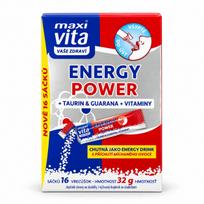 MaxiVita Energy Power su taurinu, ženšeniu ir guarana, 16 pakelių