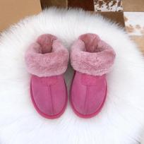 Madingi moteriški madingi 100% natūralaus kailio šlepetės Žieminės šiltos šlepetės Namų šlepetės Aukščiausios kokybės minkštos moteriški namų batai Didelio dydžio 27-28  18cm gray
