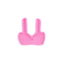 Clothes and Hats Sugar Chocolate Fondant Mold Diy Baking Manual Glue- Dripping Mold Food Grade Silicone Fondant Mould pink