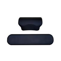 Soft PU Foam Motorcycle Trunk Backrest Seat Pad Reduces Fatigue Easy Adhesive Installation For Rear Boxes 1 black