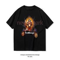 Hello Neighbor Puzzle Games Printed Tshirt Woman Man Casual Cotton T Shirts Creative Streetwear Oneck Ropa Hombre Unisex M black
