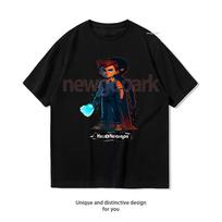 Hello Neighbor Puzzle Games Printed Tshirt Woman Man Casual Cotton T Shirts Creative Streetwear Oneck Ropa Hombre Unisex 3XL black