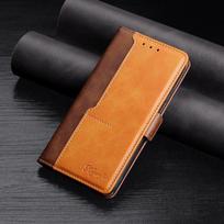 Nokia 5.1/G60 5G Leather Flip Case with Card Slot Nokia C22 tamsiai ruda spalva/auksas