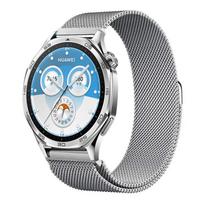 22mm 20mm Milanese Strap for Huawei Watch GT5 Pro/GT5/GT4 3 46mm Magnetic bracelet Belt for Huawei Watch GT6/4 Pro/GT2 3Pro 46mm Galaxy 4-4 Classic sidabras
