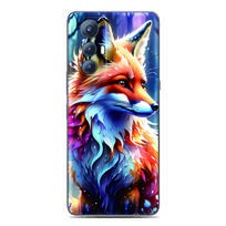 Picture Fox Case For Cubot A40 X100 A20 A10 Max 5 3 P80 P50 X70 X50 Note 60 50 21 Nothing CMF Phone 1 2 Pro 2a 3a Lite Cover Cubot Note 21 gray