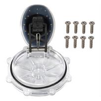 Practical Quick Responsing Pool Pump Check Valves Cover with Double Seal Technology Pool Replacement Plastic Texture 1 black