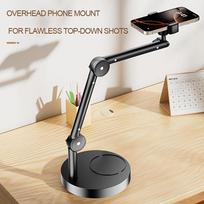 Top Shot Desktop Mobile Phone Stand, Mobile Phone Photography Stand, 360-degree adjustable, suitable for live streaming and video recording