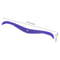 Acrylic Caliper Bent Leg Structure Lightweight Clear Pottery Measuring Tool for Clay Sculpture Ceramic Measuring Gauge for Vase mėlyna