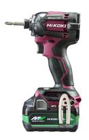 HiKOKI 18V Cordless Impact Flare with 2 New and Case Driver, Red, Batteries, Charger, (WH18DC(2XPRZ))