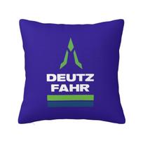 Deutz Fahr Logotipas Kvadratinė Pagalvės Užvalkalas Pagalvės Dangalas Pagalvės Danga Dekoratyvinis Pagalvės Užvalkalas Namų Sofai Svetainei 45cmx45cm(18x18Inch) white