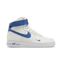 Nike Womens Air Force 1 High SE '40th Anniversary - Sail Blue Jay' (women's sizes) Sail / White / Metallic Gold / Blue Jay Skateboard Shoes 35.5 white