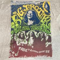 Vtg JANIS JOPLIN Big Brother amp The Holding Co Rock Tshirt NZ047  Unisex T-Shirt XXL yellow