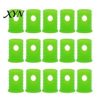 Boxed Padel Racket Plugs 15Pcs Dampener Plugs, String Shock Absorber Absorber, Vibration Tool, Accessories Portable Accessory green