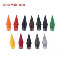 12/24Pcs Replaceable Everlasting Pencil Nib No Ink Hb Pencil Writing Accessories For Student Drawing Writing Stationery Supply