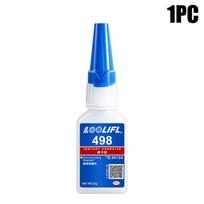 498 Instant Dry Glue Shoe Adhesive Plastic Metal Ceramic Industrial Quick-Drying Glue Rubber and Wood Universal Instant Adhesive blue