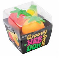 Groovy Fruit Needoh Squishy Toy Simulated Strawberry Bananab Orange Fidget Sensory Toy Stress Relief Anti-Anxiety Tpr Toy