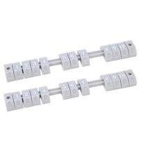 2pcs Table Football Score Counter 10 Numbers Foosball Scoring Units Score Keepers for Standard Foosball Tables white
