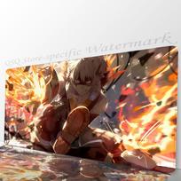 My Hero Academia Bakugo Katsuki Anime Mousepad Mouse Mat Desk Mat With Pad Gaming Accessories Prime Gaming XXL 40x80x0.2cm brown