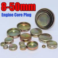 8-50mm Universal Engine Core Plug Zinc Plated Freeze/Expansion Plugs for Cylinder Head Block Welch Frost Plug Replacement Part Engine Gaskets 6 OD-15MM