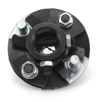 Steering Rag Joint 1in DD 3 4in 36 Splines Metal Replacement for Ford Mustang Manual Power Steering Box black