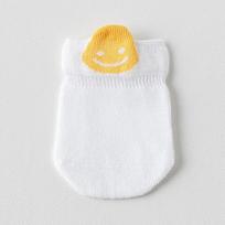 Medvilninės pirštinės kūdikiams nuo įbrėžimų (0-6 mėn) pavasariui, rudeniui, žiemai - rankų apsauga ir raminantis komfortas One Size (0-6 months) yellow