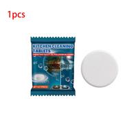 1/5/10PcsKitchen Cleaning Effervescent Tablets Kitchen Range Hood Stove Heavy Oil Removal Oil Dirt Cleaning Effervescent Tablets 1pc white
